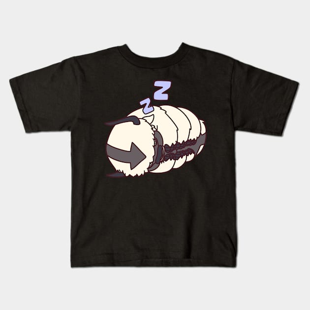 Sleepy Appa Kids T-Shirt by VinylPatch